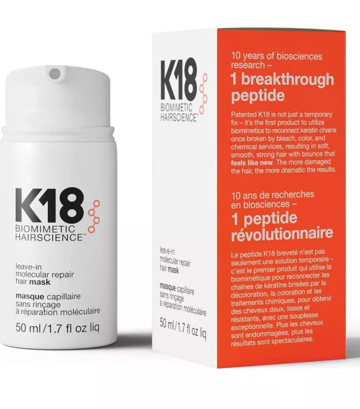 K18 Leave-In Molecular Repair Hair Mask (50Ml)‏