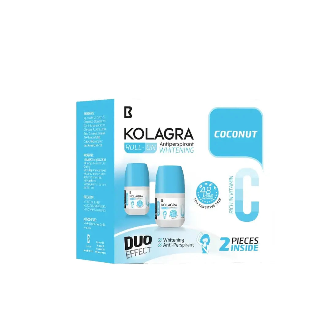 Kolagra Roll On Coconut 60 Ml (1+1) Promopack.