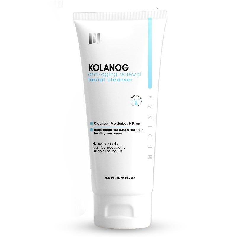 kolanog facial cleanser dry skin 200ml 1+1 - Dr.Dawood Store