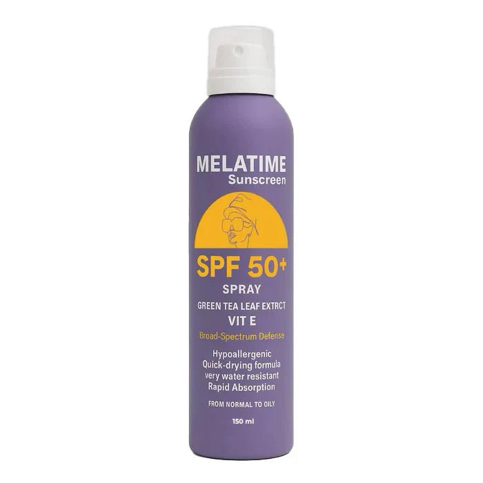 Melatime Sunscreen Spray Spf 50+ 150Ml