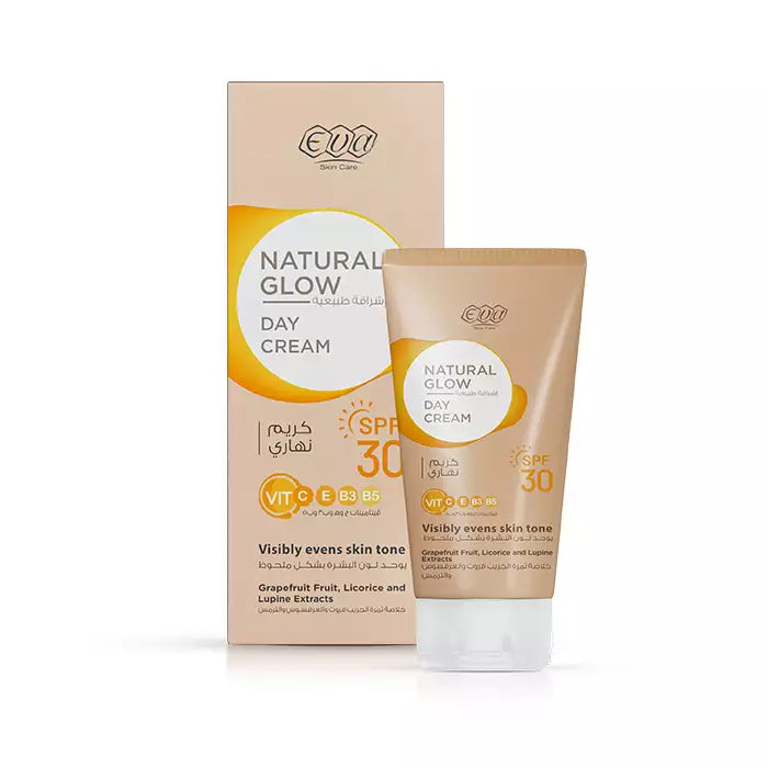 Eva Skin Care Natural Glow Day Cream With ( SPF 30 ) 50Gm