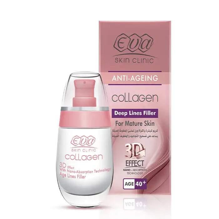Eva Skin Clinic Anti-Ageing Collagen Deep Lines Filler For Mature Skin (+40) 50Ml