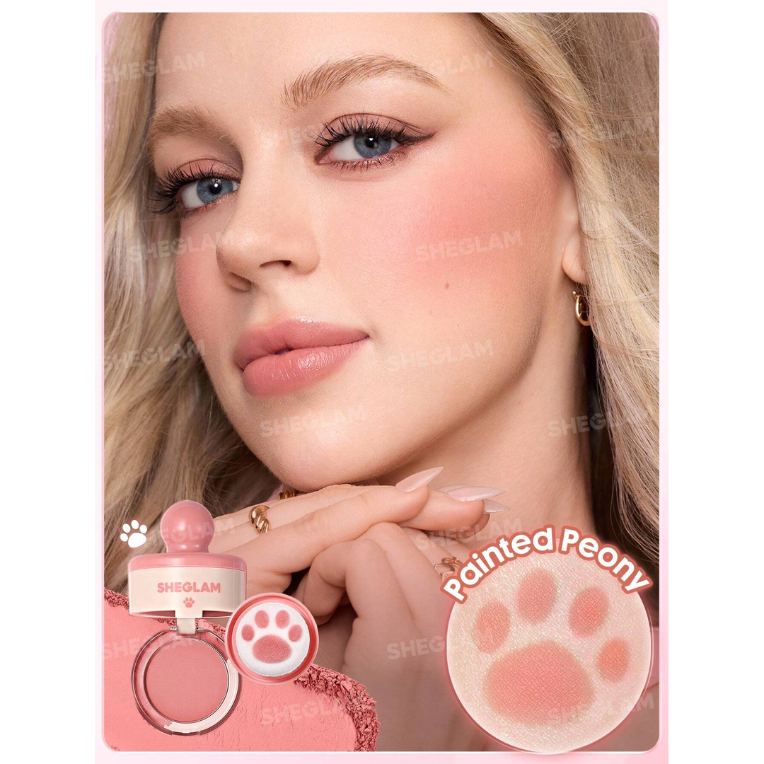 Sheglam Cutie Paw Blush Stamp-009 Painted Peony.