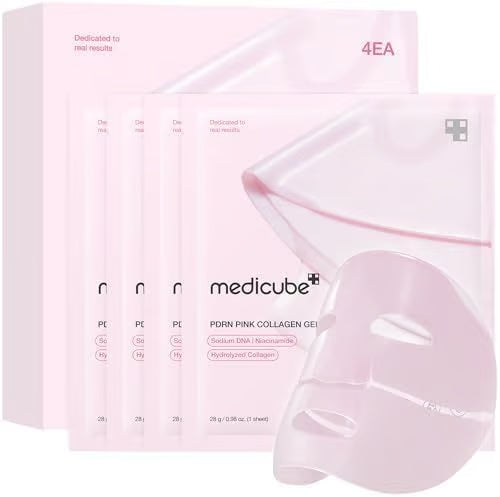 Medicube Pdrn Pink Collagen Gel Mask 28G 4 Pack