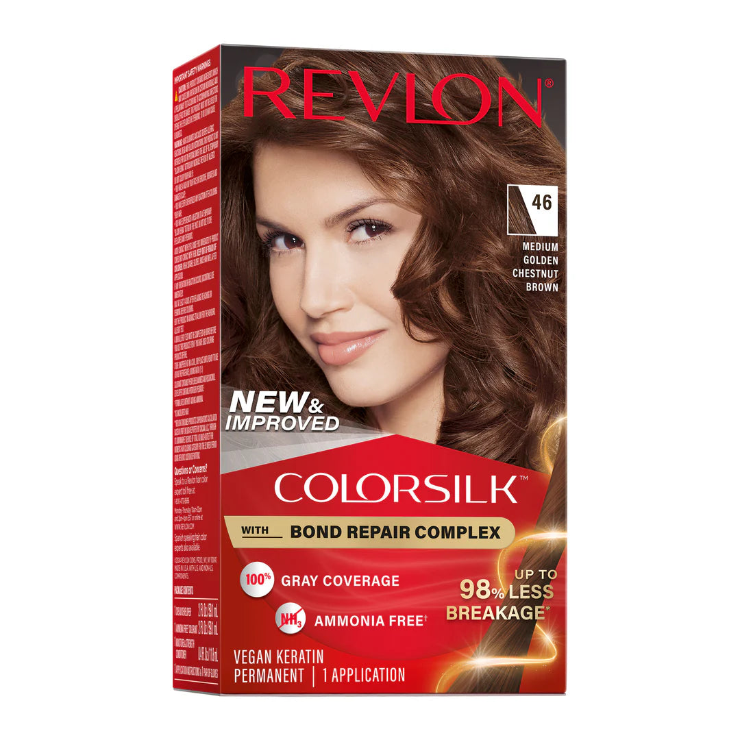 Revlon Colorsilk Color — Medium Golden Chestnut Brown (046)