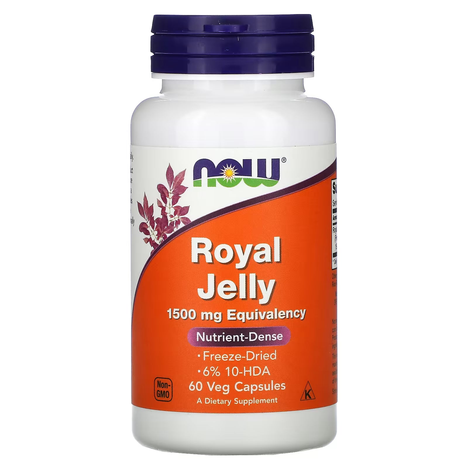 Now Royal Jelly 1500Mg 60Vcaps