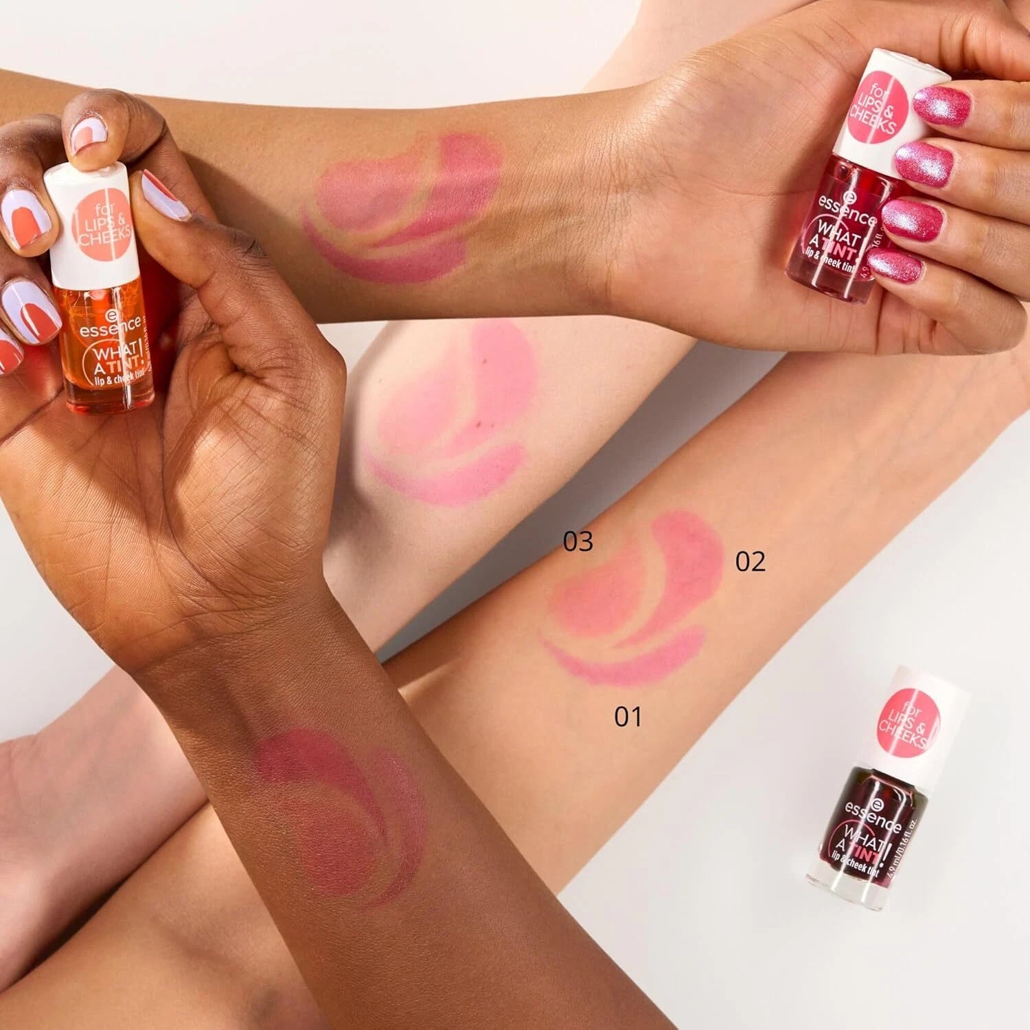 Essence What A Tint! Lip & Cheek Tint 01 Kiss From A Rose.