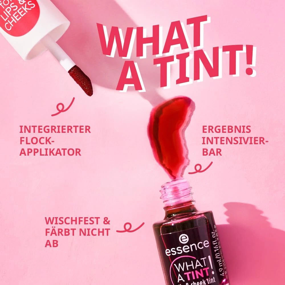 Essence What A Tint! Lip & Cheek Tint 01 Kiss From A Rose.