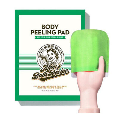Mom'S Bath Recipe Body Peeling Pad (Green)