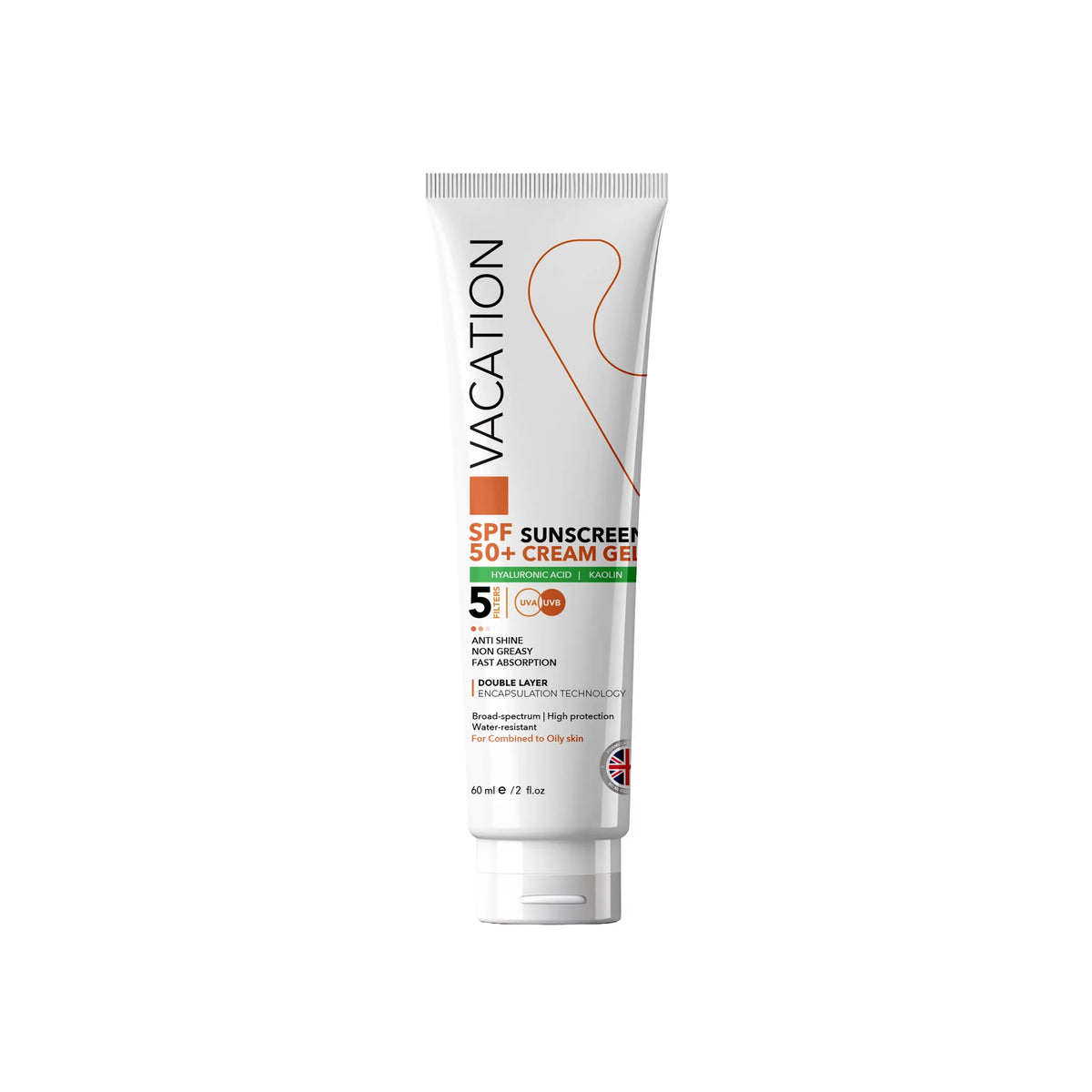 Vacation Cream Gel Sunscreen 60ml - Dr.Dawood Store