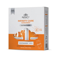 Infinity Care Sunscreen Ultra Fluid SPF50+ (1+1) - Dr.Dawood Store