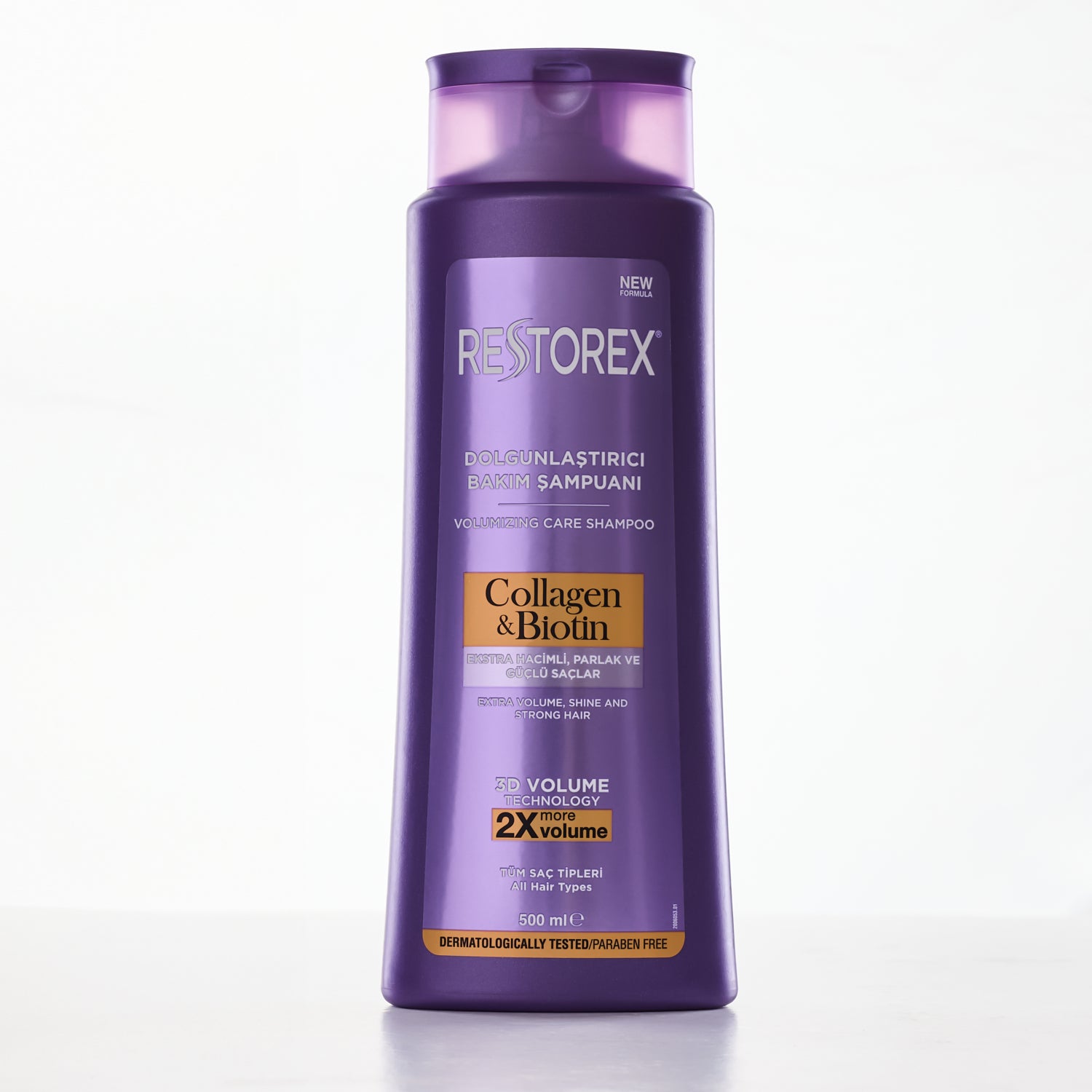 Restorex Collagen & Biotin Volumizing Care Shampoo 500Ml