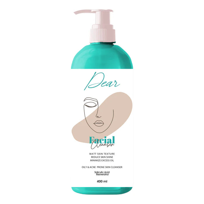 Dear Facial Cleanser For Oily & Acne Prone Skin 400Ml