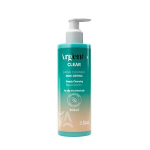 Argento clear facial cleanser 200ml.