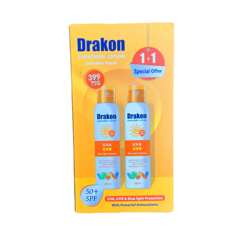Drakon Sunscreen Lotion PromoPack 1+1