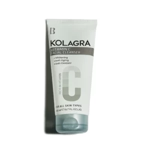 Kolagra vit c facial cleanser 200ml.