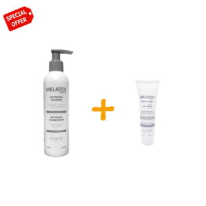 Melatex lighting Routine 200ml (Cleanser + whitening Cream spf50).