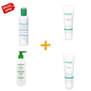 Sebaclar oily skin routine bag