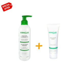 Sebaclar oily skin routine kit ( Cleanser + Exfoliating Cream )