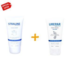 Straline Hand cream and urepar foot cream routine