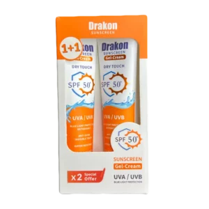 Drakon sunscreen gel cream offer 1+1