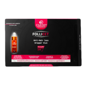 Dulcet Follicet anti hair loss 10 vials 5ml.