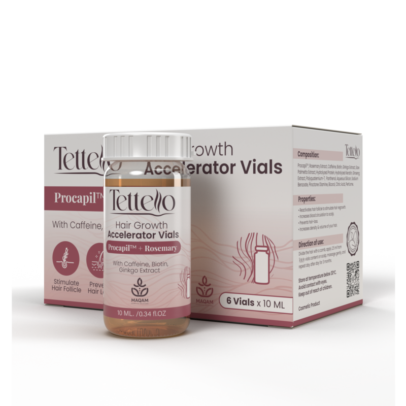 Tettello Hair Vials (6×10ml)