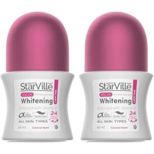 Starville Whitening Roll On Coconut Scent (1+1) 50% OFF