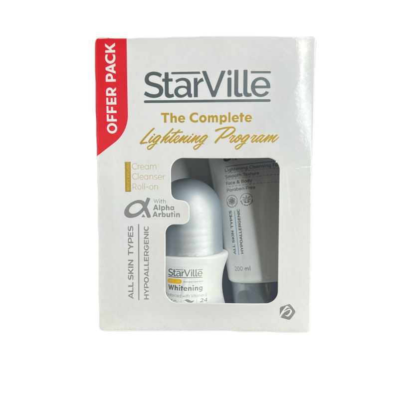 StarVille The Complete cream & cleanser & roll on