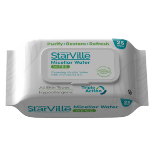 Starville micellar water wipes 25pcs