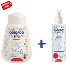 quidado shampoo 250ml + no more tangles spray 200ml