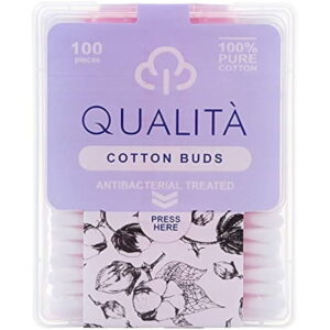 Qualita Cotton Buds Antibacterial 100 pcs