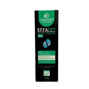 Dulcet effacet facial cleanser gel 150ml