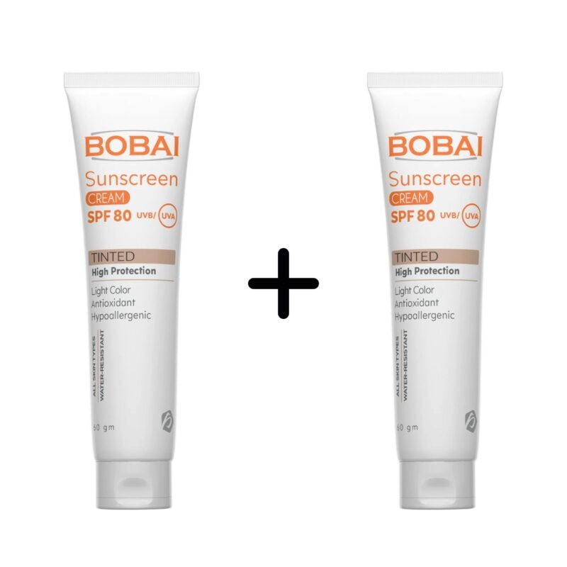 Bobai sunscreen cream spf80 Tinted 1+1