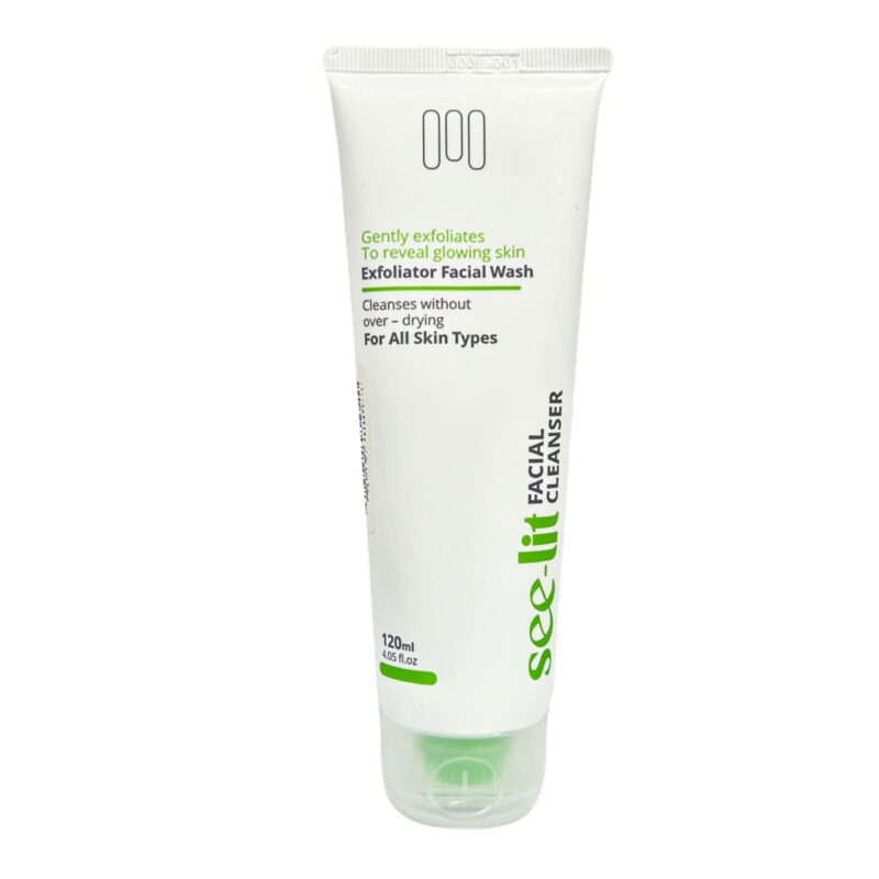 see lit exfoliator cleanser 120ml