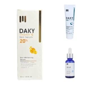 Daky vitamin C + Daky night whitening cream 50gm + See lit H.A serum 30ml.