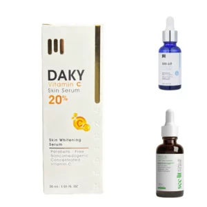 See lit retinol face serum 30ml + Daky vitamin C + See lit H.A serum 30ml.
