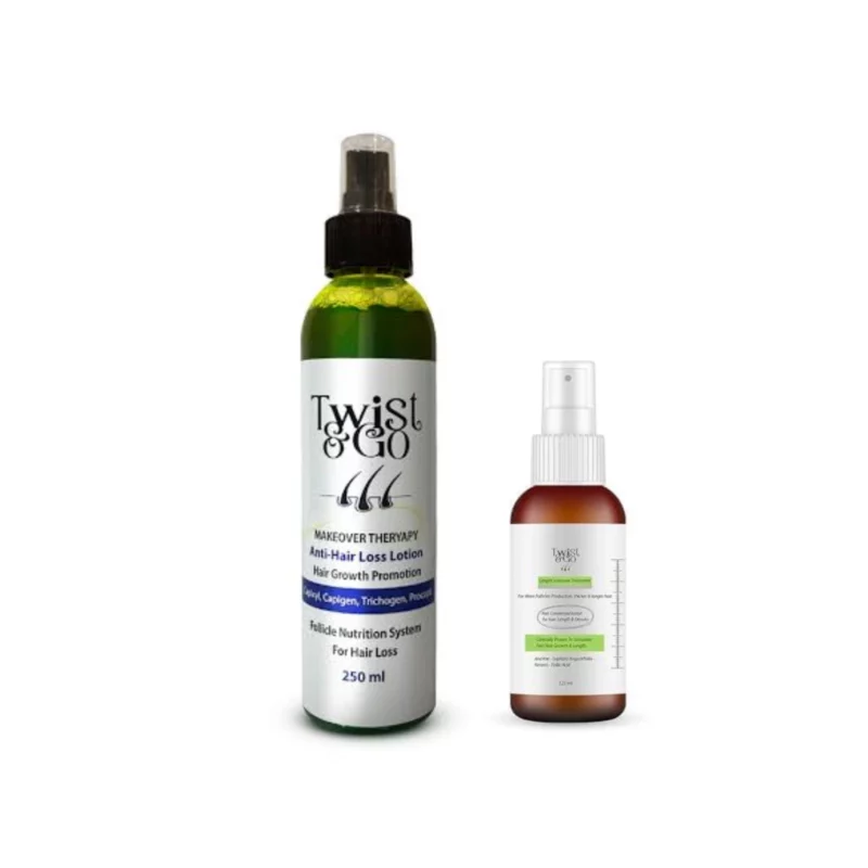 Twist and Go offer anti hair loss lotion + length intensive treatment