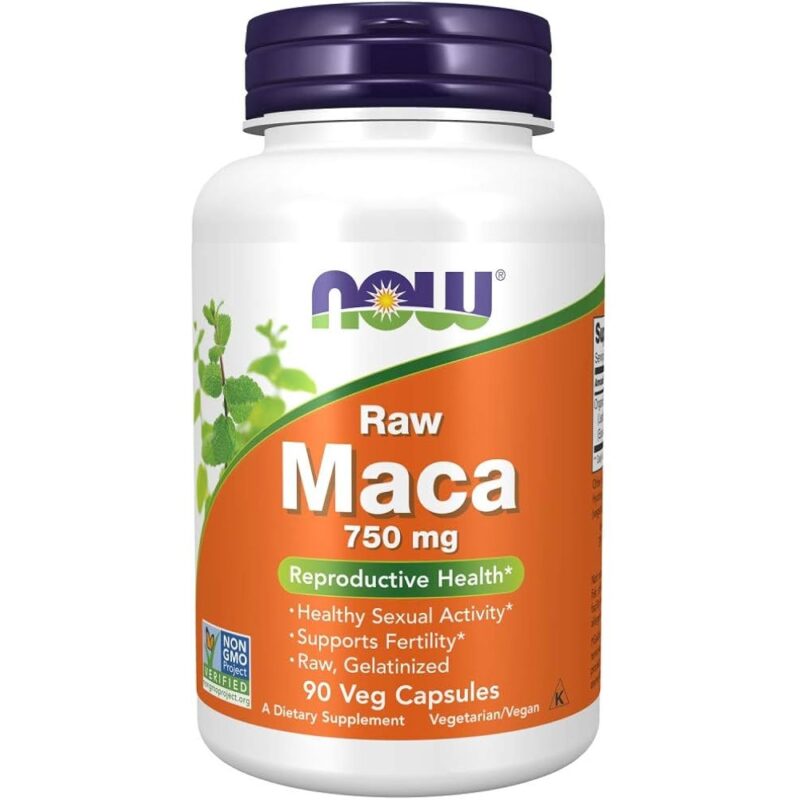Now Supplements, Maca (Lepidium meyenii) 750 mg Raw
