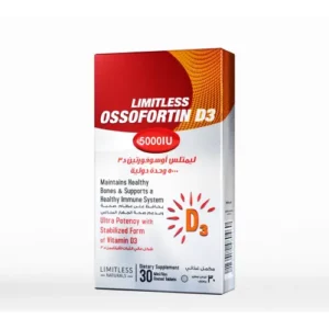 Limitless Ossofortin D3 5000 30 Tablets