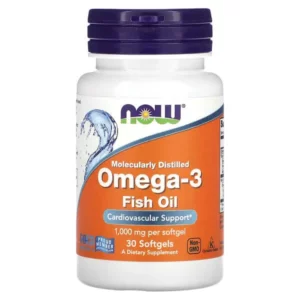 NOW Foods, Omega-3 Fish Oil, 1000 mg, 30 Softgels