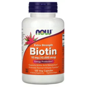 Now Foods, Extra Strength Biotin, 10 mg (10,000 mcg)