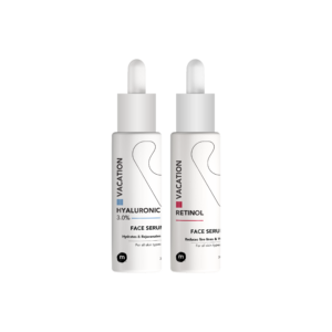 Vacation Retinol 1% Serum + Vacation Hyaluronic 3% Serum (1+1)50% off