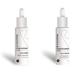 Vacation niacinamide 10% serum 30ml + Vacation Hyaluronic Acid Serum 3% 30 Ml
