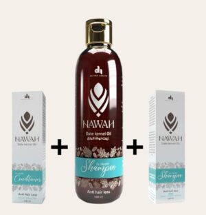 nawah ( shampoo 500ml + shampoo 100ml + conditioner 100ml )