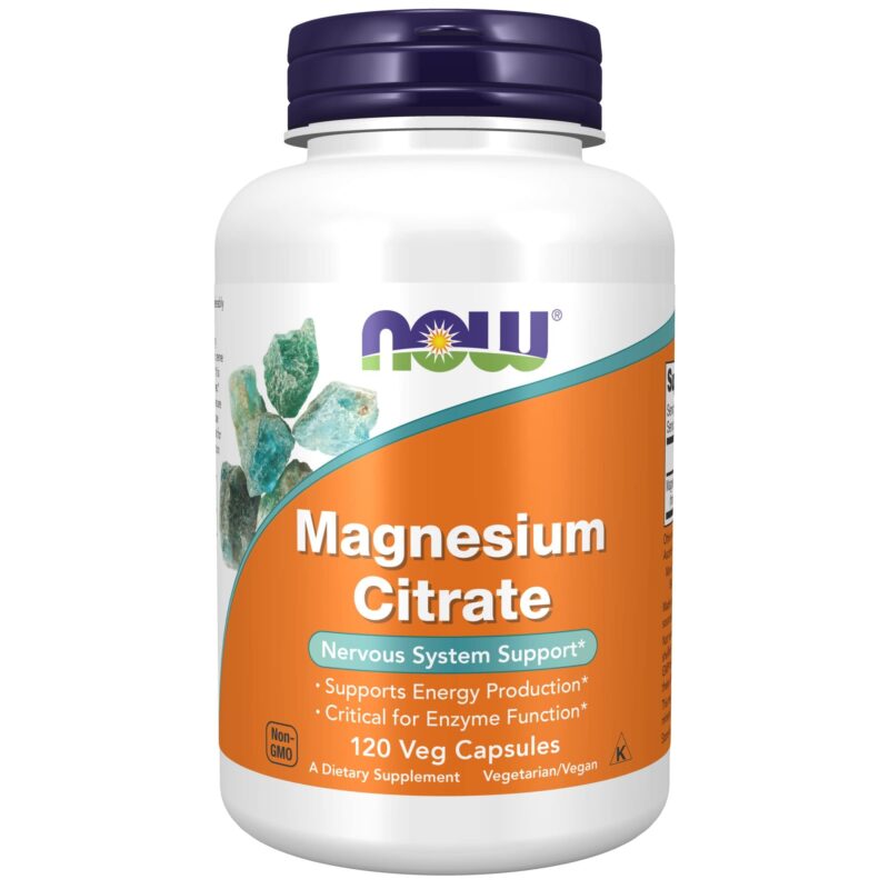 now Magnesium citrate 120vcaps