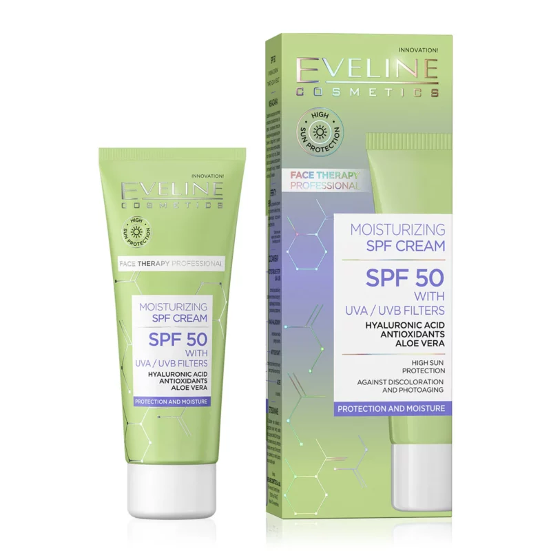 Eveline Face Therapy Professional Moisturising SPF 50 Cream - Advanced Sun Protection 30ml