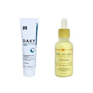 Shine And White Face Serum+ Daky Night Whitening Cream