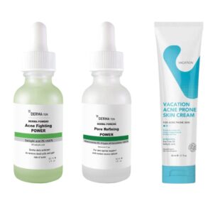 Derma10 ( Salicylic Acid + Niacinamide ) + vacation acne cream 60ml