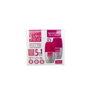 Nano Treat Whitening Roll On Rose Vanilla & Sweet Peach Offer 1+1